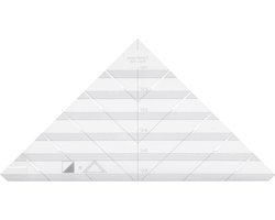 Driehoekige Liniaal - Patchwork Liniaal - Quilten Liniaal - Acryl - Huishoudelijk Naaien - 92 X 48 Inch