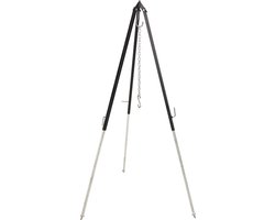 Driepoot Standaard voor Dutch Oven - 150cmH-incl. ketting en haak voor bevestiging van de Dutch oven