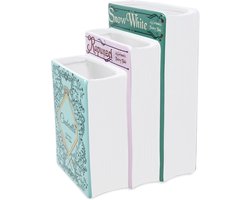 Drievoudige Boekenvaas voor Decoratie - Unieke Bloemenhouder voor Boekenliefhebbers