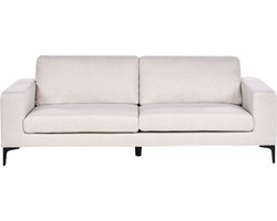 Driezitsbank stof beige VADSTENA