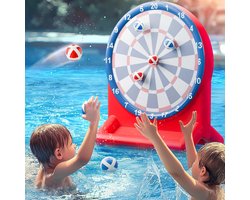 Drijvend waterspeelgoed voor in het zwembad - Opblaasbaar dartbord voor in het water - Zwembandjes - Zomerspel voor op het strand en buiten