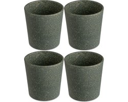 Drinkbeker, 0.19 L, Set van 4, Organic, As Grijs - Koziol | Connect Cup S