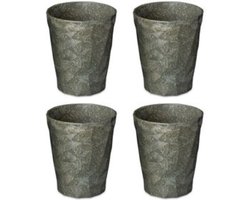 Drinkbeker, 0.25 L, Set van 4, Organic, As Grijs - Koziol | Club S 2.0