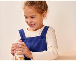 Drinkfles pop-up 400 ml - Turkoois