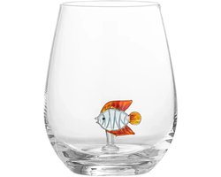 Drinkglas glas transparant Misa Fish