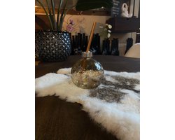 drinkglas kerstbal bruin