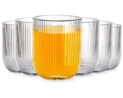 Drinkglazen 250 ml 6 stuks - Waterglazen - Glazen - Limonadeglazen