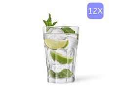 Drinkglazen - 350ml/35cl - (12 Stuks) - Drinkglas - Limonadeglazen - Glas - Hoogwaardige kwaliteit - Glazenset - Drinkglazen - Cocktailglazen