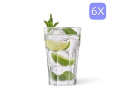 Drinkglazen - 350ml/35cl - (6 Stuks) - Drinkglas - Limonadeglazen - Glas - Hoogwaardige kwaliteit - Glazenset - Drinkglazen - Cocktailglazen