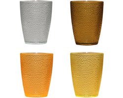 Drinkglazen - Crystal Effect Drinkglazen - Onbreekbaar & Stapelbaar - 4 Stuks - Voor Binnen en Buiten