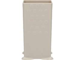 Drinkpakjeshouder TONY - Taupe / Grijs - Kunststof - 12 x 5 x 6 cm