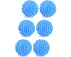 Drogerballen 6 Stuks – Wasbollen voor Energiebesparing – Herbruikbaar en Milieuvriendelijk – Voor Zachtere en Sneller Droge Was