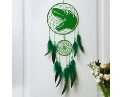 Dromenvanger voor Kinderen met Dinosaurus Motief - Handgemaakte Muurdecoratie voor Jongens en Meisjes