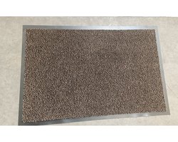 droogloopmat - 90x150 cm - bruin - antislip