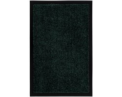 Droogloopmat Amsterdam - Deurmat Binnen – 100% Polyamide, Sterk & Duurzaam - Groen- 60x90 CM