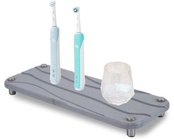 Droogrek Keuken - Afdruiprek Aanrecht - Aanrecht Droog Houden - Water Absorberend Steen - Niet gespecificeerd - Lichtgrijs