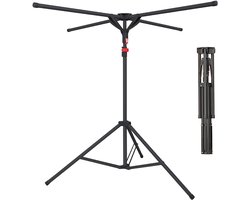 droogrek - verstelbaar - 100-180x125 cm - zwart