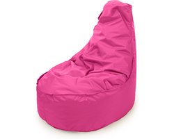 Drop & Sit - zitzak/stoel - robuust nylon - fuchsia - Noa JR voor kinderen - voor binnen en buiten - 55 x 75 - 100 Liter