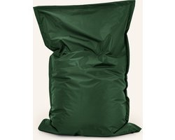 Drop & Sit - zitzak/zitkussen - robuust nylon - groen - 100 X 150 cm - voor binnen en buiten - verkrijgbaar in verschillende kleuren