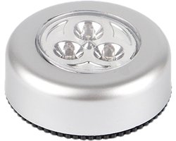Drukverlichting Kast - Kleverige Lampjes - Extra Verlichting - Draadloos & Energiebesparend - 3x7x3 cm - Wit