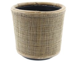 Drypot Rotan - Naturel - Middel - Rond - Ø36cm - Webbing - Giga Meubel