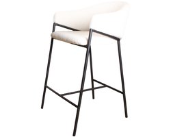 DS4U® Elza barkruk boucle ivoor 65 cm