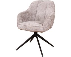 DS4U - Joy draaibare eetkamerstoel - grijs