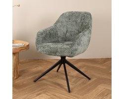 DS4U® Joy draaibare eetkamerstoel - groen