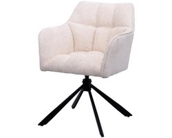 DS4U® Lucky armstoel terugdraai - crème