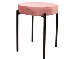 DS4U® Mika velvet kruk roze