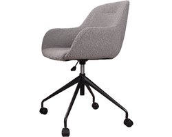 DS4U® Milan bureaustoel bouclé - grijs