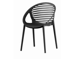 DS4U - Stijn stapelbare tuinstoel - zwart