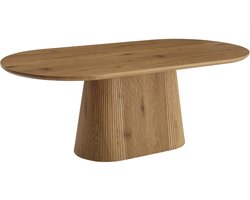 DS4U® Toki eettafel ovaal 200 cm - naturel
