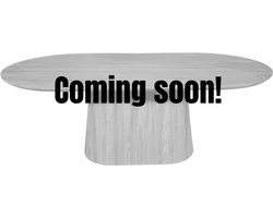 DS4U® Toki eettafel ovaal 200 cm - zwart