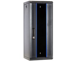 DSIT 10 inch 15U serverkast met glazen deur 312x310x752mm (BxDxH) - serverbehuizing - serverrack