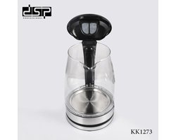 DSP KK1273 Waterkoker 2,0L 2200W | Snelkoker met Blauwe LED-verlichting, Kalkfilter & Automatische Uitschakeling