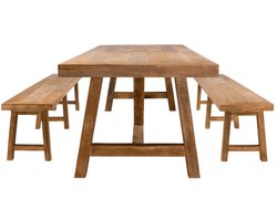 DTP Home Bank Monastery Teakhout – 220x35x47 cm