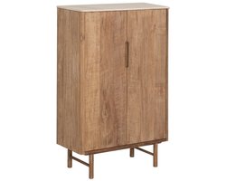 DTP Home Bliss bergkast laag 2-deurs teakhout mortex - 80x40x130 cm