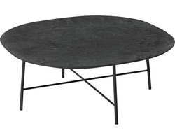 DTP Home Coffee table Soho semi-round 90 MORTEX,35xØ90 cm, mortex top