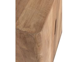 DTP Home Cupboard Bliss low, 4 doors,130x140x40 cm | TEAKWOOD top