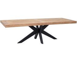 DTP Home Dining table Beam,78x300x100 cm, 8 cm recycled teakwood top