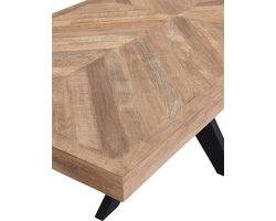 DTP Home Dining table Einstein rectangular,77x220x100 cm, recycled teakwood