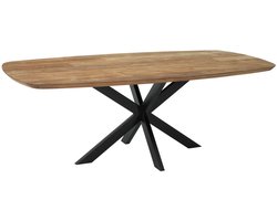 DTP Home Dining table Evo Danish oval 220,76x220x110 cm, recycled teakwood