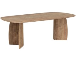 DTP Home Dining table Nova rectangular,76x220x110 cm | TEAKWOOD top