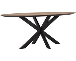 DTP Home Dining table Shape oval,78x200x100 cm, recycled teakwood