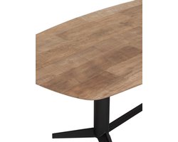 DTP Home Dining table Soho rectangular 210 TEAKWOOD,76x210x110 cm, recycled teakwood top