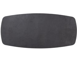 DTP Home Dining table Vito Danish oval 225 PEPPER,76x225x105 cm, mortex