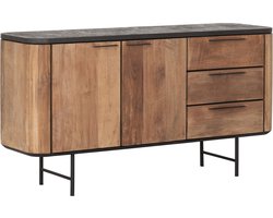 DTP Home Dresser Soho, 2 doors, 3 drawers,85x160x45 cm, recycled teakwood and mortex