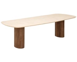 DTP Home Eettafel Lagoon Deens ovaal teakhout mortex - 270x110 cm