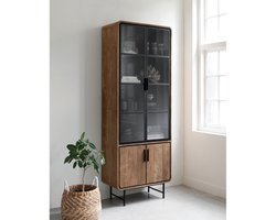 DTP Home Evo vitrinekast Teakhout 80x40 cm